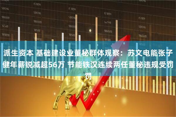 派生资本 基础建设业董秘群体观察：苏文电能张子健年薪锐减超56万 节能铁汉连续两任董秘违规受罚